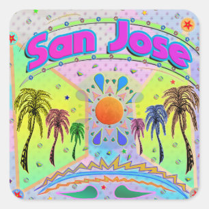 Carré Sticker San Jose Calm Desire