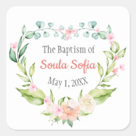 Carré Sticker Soula Baptême