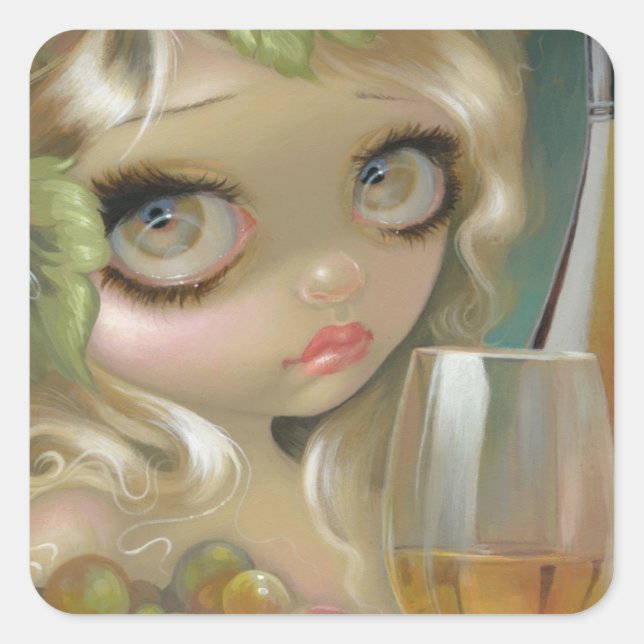 Carré Sticker "Spirits of the Vine : Chardonnay" (Devant)