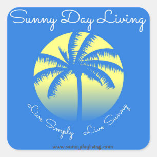 Carré Sticker Sunny Day