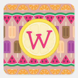 Carré Sticker Sweets Summer