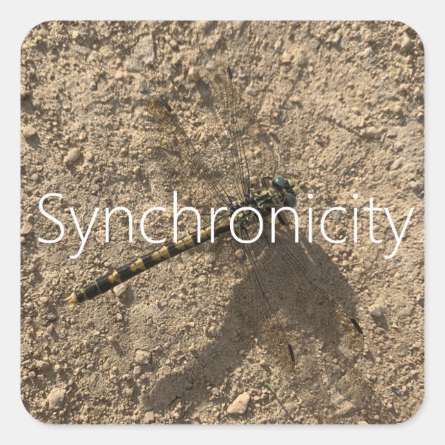 Carré Sticker 'Synchronicity' (Devant)