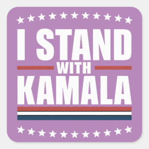 Carré Sticker T-shirt de la campagne Kamala Harris