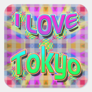 Carré Sticker Tokyo Festival 1 "I LOVE Tokyo"