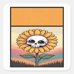 Carré Sticker Tournesol