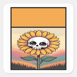 Carré Sticker Tournesol