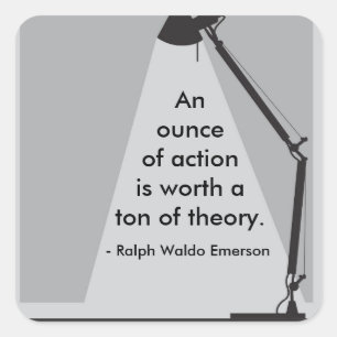 Carré Sticker "Une once d'action"