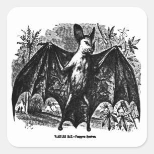 Carré Sticker Vampire vintage