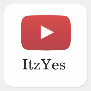 Carré Sticker YouTube ItzYes