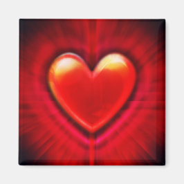 carré sur mesure Magnet sang rouge coeur de gosse