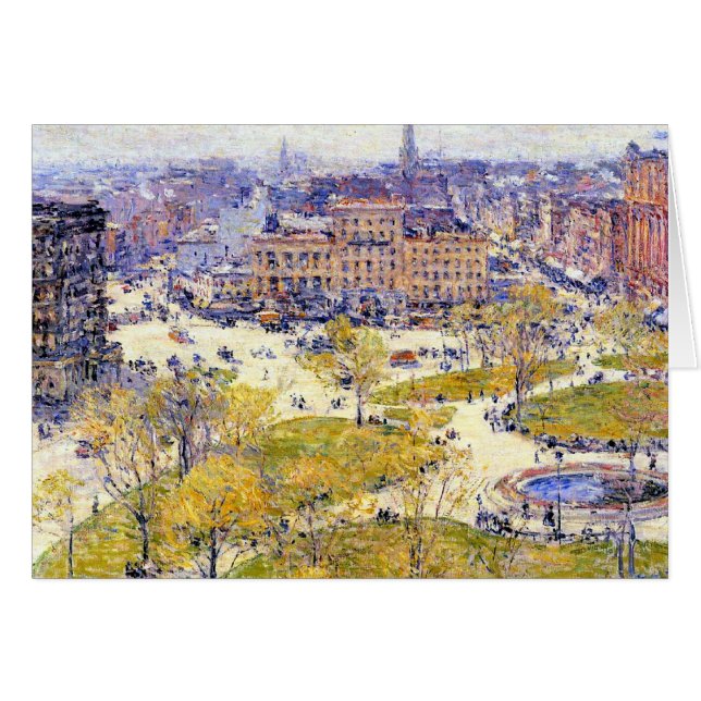 Carré syndical au printemps par Frederick Childe H (Devant horizontal)