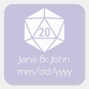 Carré Tablette Chic dans Sticker Lavender