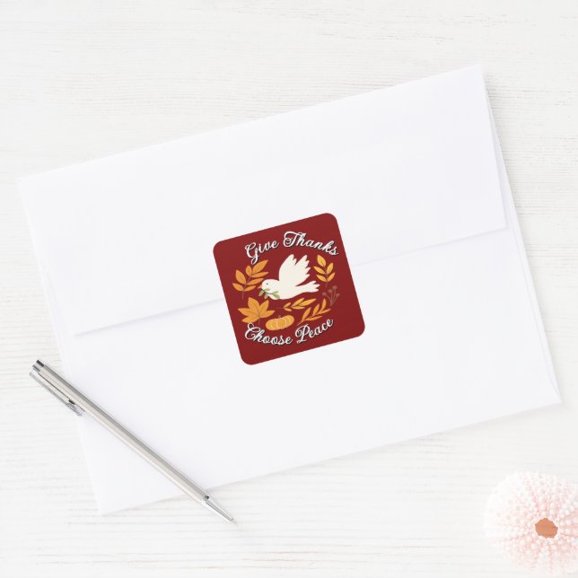 Carré 'The Peace Collection' Sticker (Enveloppe)