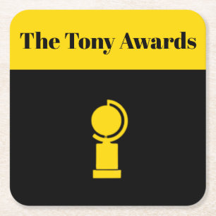 Carré Tony Awards Playbill inspiré dessous de verre