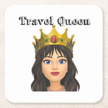 Travel Queen Dessous de verre