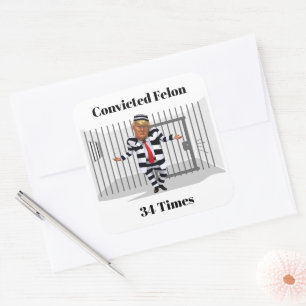 Carré Trump a condamné Felon Sticker