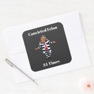Carré Trump a condamné Felon Sticker
