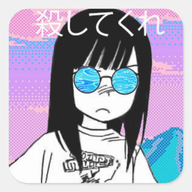 Carré Tuez-moi Sticker (Devant)