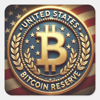 Carré United Stated Bitcoin Reserve sticker