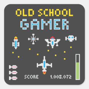Carré Vieux Gamer - Stellarship - Sticker