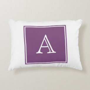Carré violet Coussin d'accentuation
