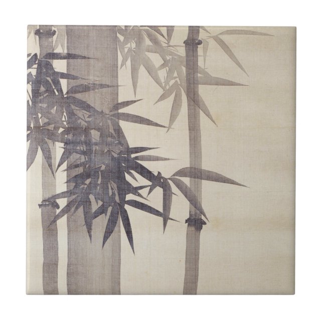 Carreau 竹, 其 一 Bamboo, Kiitsu, Japon Art (Devant)
