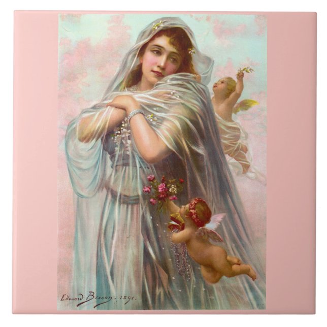 Carreau 1891 Edouard Bisson La Fiancée (Devant)