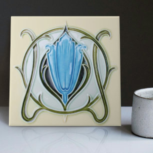 Carreau 1905 Art Nouveau Gibbons UK Floral