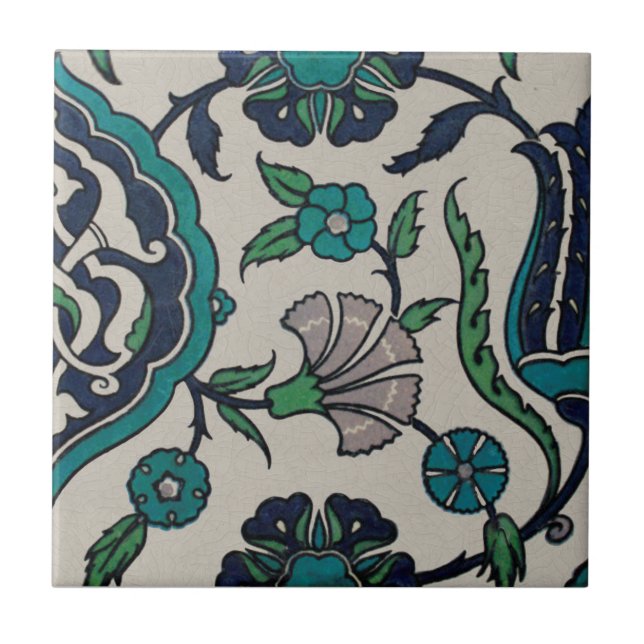 Carreau 1 sur 2 Repro de carnation florale totale persane  (Devant)