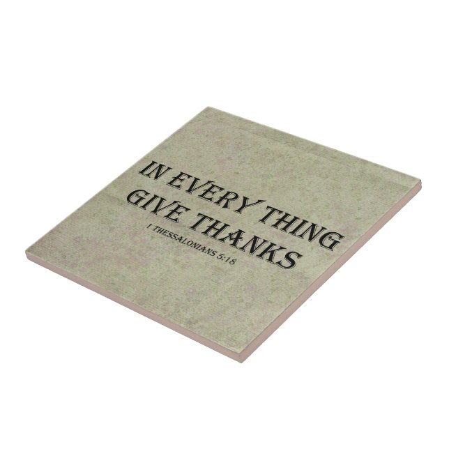 Carreau 1 Thessaloniciens 5:18 (Côté)