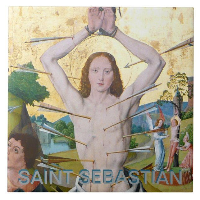 Carreau 1er Martyre de Saint-Sébastien (M 013) (Devant)