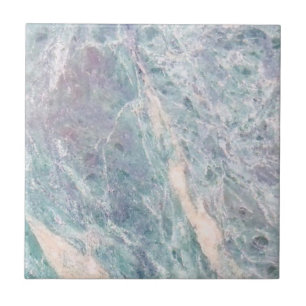Carreau 2 de 2 Blue Aqua White Lilac Faux Granite Repro