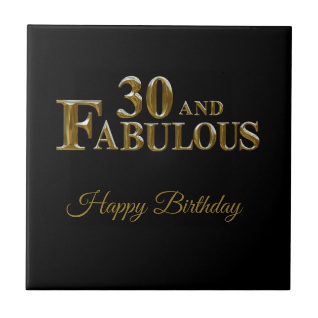 Carreau 30e anniversaire  (Devant)