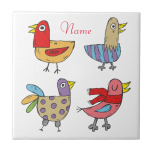 Carreau 4 Oiseaux amusants Thunder_Cove