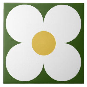 Carreau 60s les années 70 tuile de fleurs rétro