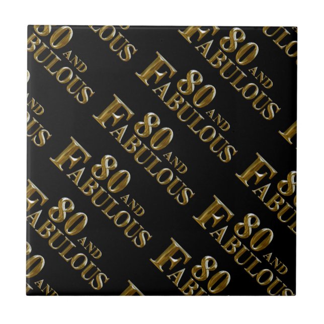 Carreau 80e anniversaire (Devant)