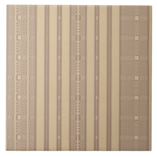 Carreau à rayures irrégulières beige