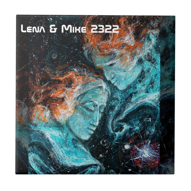 Carreau À travers l'espace (Devant)