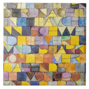 Carreau ABC (Alphabet), Paul Klee