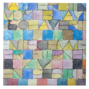 Carreau ABC (Alphabet), Paul Klee