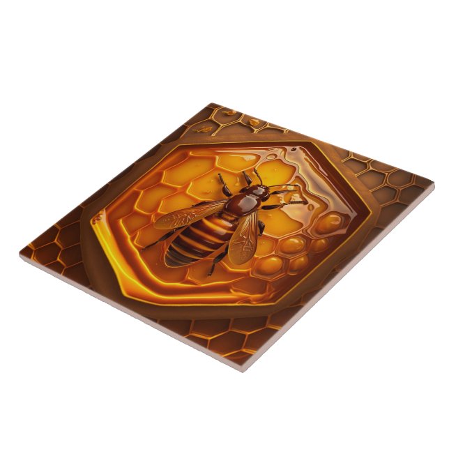 Carreau Abeille en Beehive, Carrelage en céramique couleur (Côté)