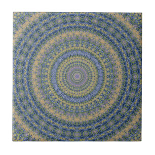 Carreau Abstrait mandala ronde sans couture motif kaleidos