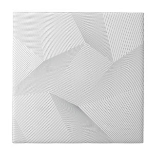 Carreau Abstrait, moderne, simple, dynamique motif de lign