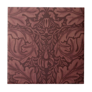 Carreau Acanthus de William Morris, Vintage textile floral