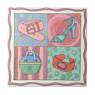 Carreau Accessoires pour femmes par Chariklia Zarris