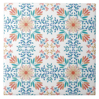 Carreau Accueil Décor Carrelage en céramique fleurie doubl