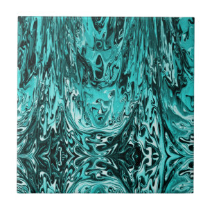Carreau Acrylique vert pour marbre au fluide malachite