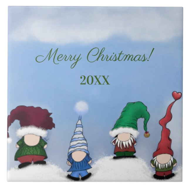 Carreau Adorable Gnome Posse (Devant)