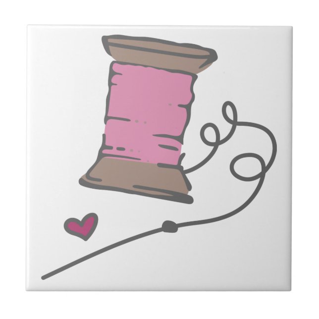 Carreau Aiguille Et Thread (Devant)