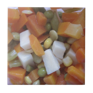 Carreau Aimer les légumes mixtes